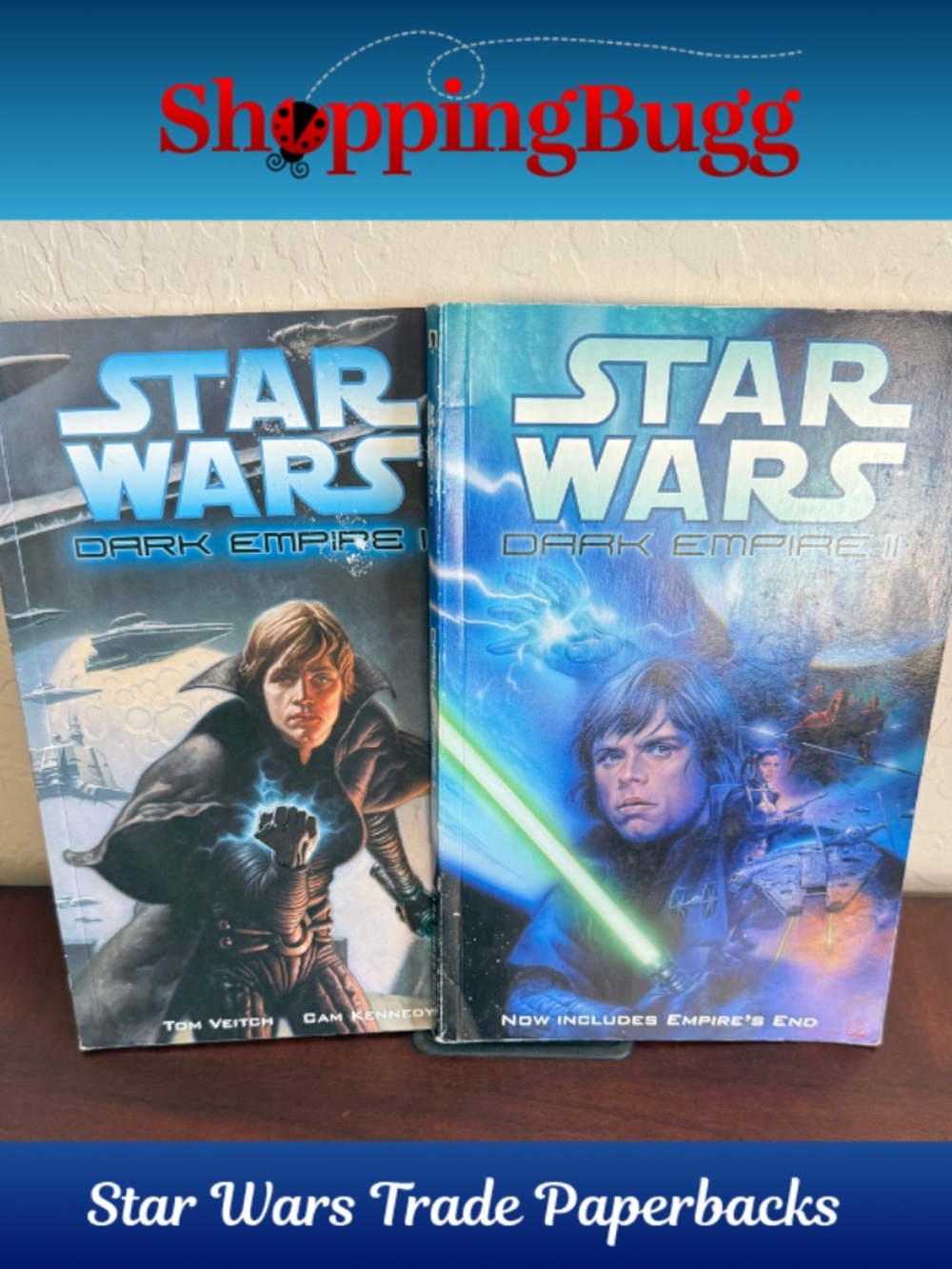 Star Wars Dark Empire I & II Trade Paperback Lot Dark Horse Comics 2003/2006